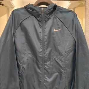 Nike Lightweight Hooded Windbreaker Jacket - Slate Blue